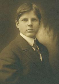 Bob David at 14, while a student at Ridley College, a boarding school in Ontario.