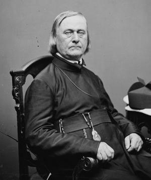 Father Jean-Pierre De Smet, 1860s. Library of Congress.