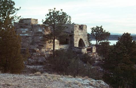 The Castle at Guernsey State Park was built by the CCC in the 1930s. WyomingHeritage.org photo.