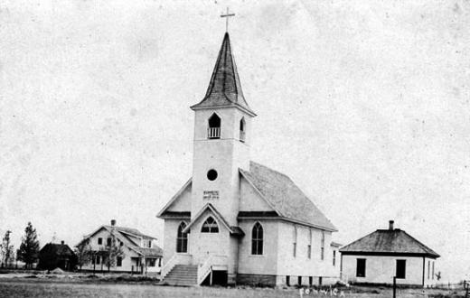 The Lutheran Church in Burns, formerly Luther, Wyo. Wyoming Tales and Trails.