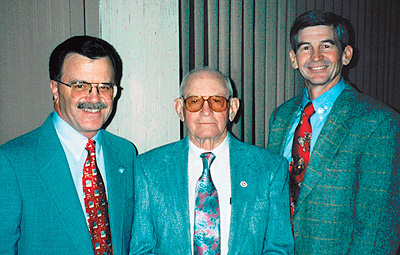 The McMurry Oil Company: (l-r) John Martin, Neil, and Mick McMurry. (MOC photo)