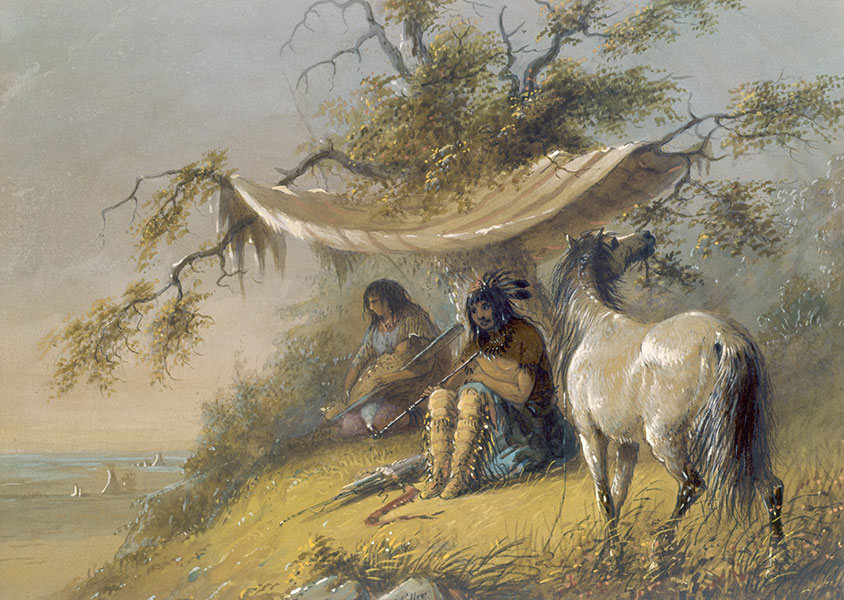 An Artist and the Fur Trade: the Wyoming Paintings of Alfred Jacob ...