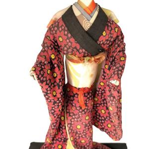 Doll of Japaneses woman in traditional dress and hairstyle