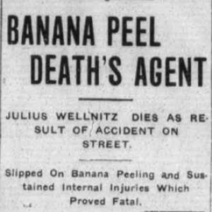 This headline was no joke for the Wellnitz family. Cheyenne Daily Leader, November 28, 1905, 1.