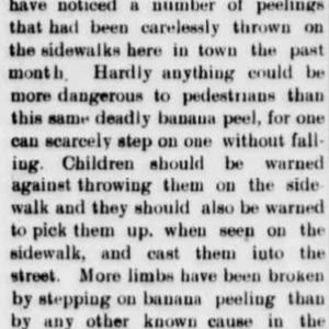 Public sanitation campaigns in Wyoming often relied on the efforts of Wyoming’s youth. The Saratoga Sun, September 20, 1906, 2.