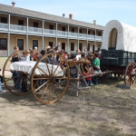 All Wyoming fourth graders study Wyoming History, and many travel to Fort Laramie to learn more about it. Tom Rea photo.