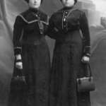 Maria, left, and Teresa Gamarra, sisters of Battista Gamarra, who emigrated to America in 1907. Teresa Gamarra was the author’s grandmother. Author’s collection.