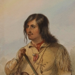 'Antoine Clement,' by Alfred Jacob Miller. Clement, a mixed-blood Delaware, worked for William Drummond Stewart as his hunter in the Rocky Mountains and later as a servant at Murthly Castle in Perthshire, Scotland. Walters Art Museum. 