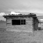 Chicken coop on the Stewart homestead near Burntfork, Wyo. in southwestern Sweetwater County, 1984. Richard Collier, Wyoming SHPO.