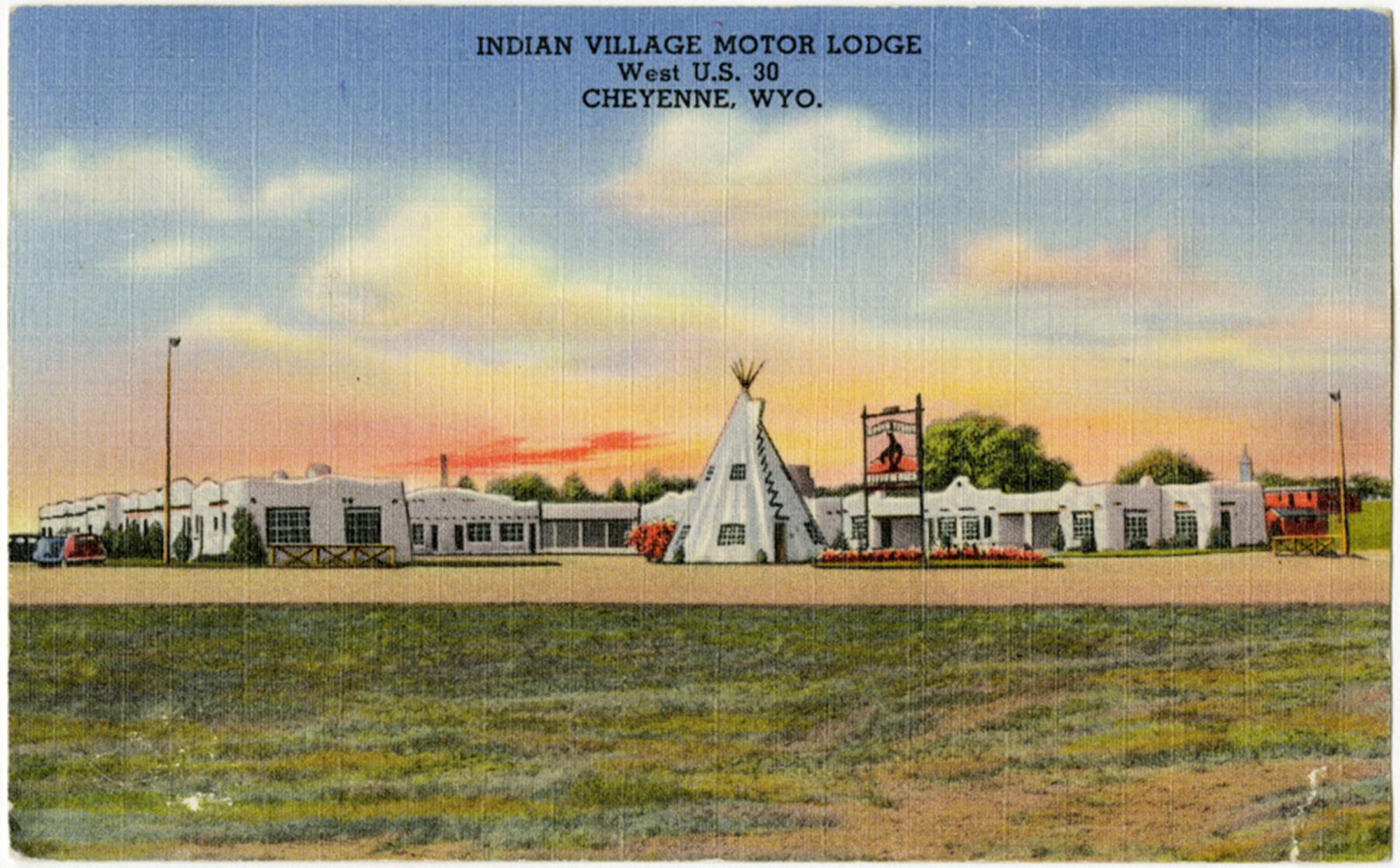 Postcards were sold in places where we still find them today: motels, hotels, gas stations and trinket and t-shirt shops. Wyoming State Archives.