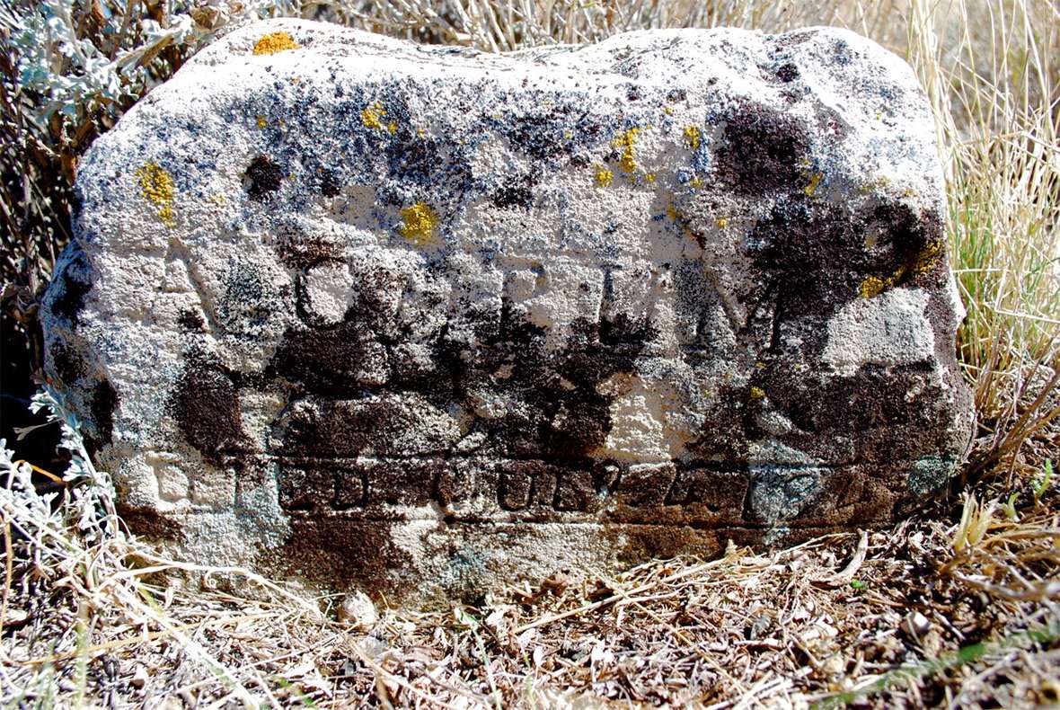 The Grave of Alfred Corum Forty niner WyoHistory