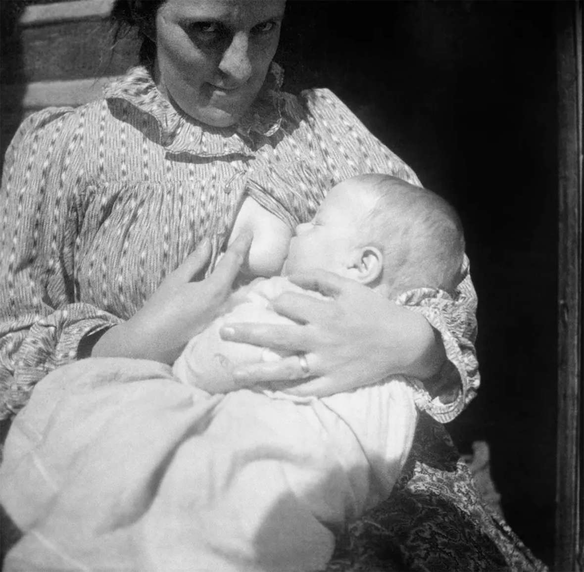 Nora and Irwin Fleming, 1907. (Lora Webb Nichols Archive/American Heritage Center)
