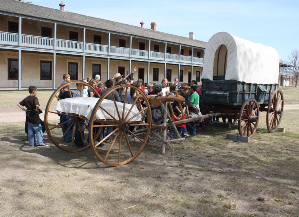 All Wyoming fourth graders study Wyoming History, and many travel to Fort Laramie to learn more about it. Tom Rea photo.