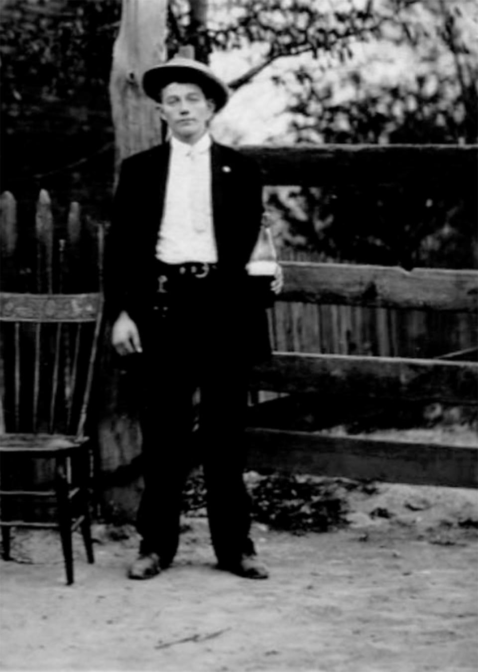 Batiste Gamara, a well-dressed western Pennsylvania coal miner on his day off. Author’s collection.