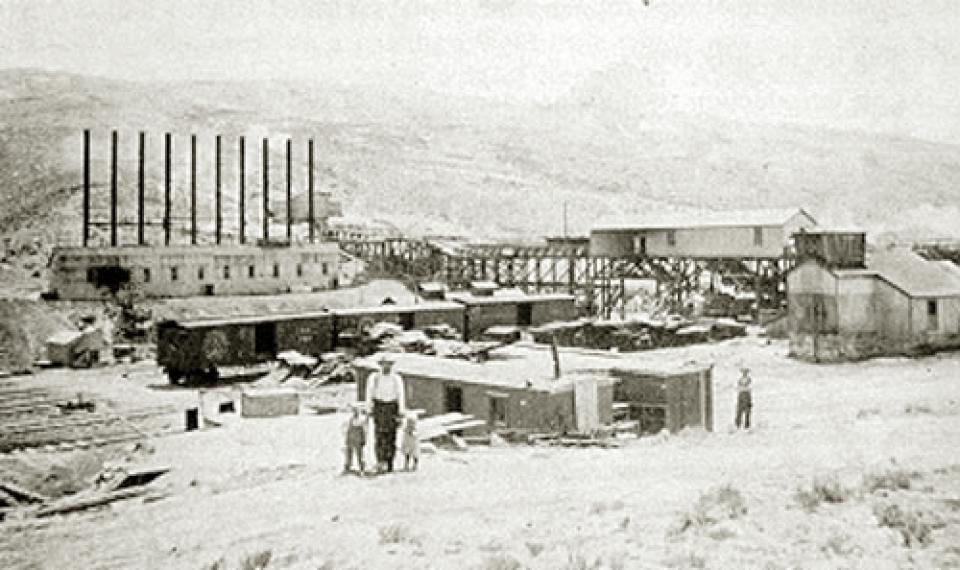 The Union Pacific's No. 2 coal mine in Cumberland, Wyo., south of Kemmerer, where Batiste Gamara was killed in 1915. Wyoming Tales and Trails. 