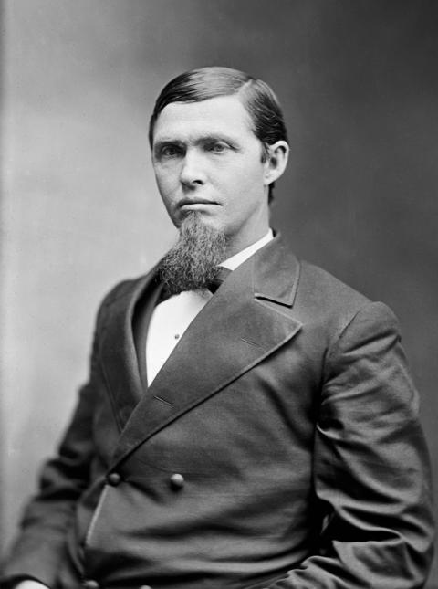 Preston Plumb about 1877, when the Kansas Legislature first elected him to the U.S. Senate. He would serve there until his death in 1891. The third time he ran, in 1889, the legislature reelected him unanimously. Library of Congress.