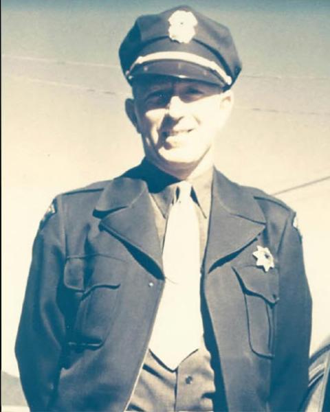 Deputy Sheriff Ed Phillips in uniform