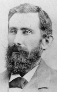 In the 1870s, John Hunton, shown here in an undated photo, turned military contracting into a big business, supplying Fort Laramie, Fort Fetterman and Camp McKinney with wood, hay, beef, charcoal and lime, freighting for the army—and in the 1880s going in a big way into cattle. Courtesy Michael Griske. 