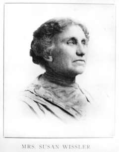 Susan Wissler, Wyoming’s first woman mayor, came to Dayton in 1890 and was first elected in 1912. Wyoming State Archives.