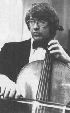 Cellist John Kirk. Wyoming Symphony Orchestra archives.